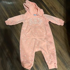 Baby Gap romper hoodie
